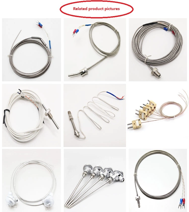 Platinum Rhodium K J Type Thermocouple Sensor